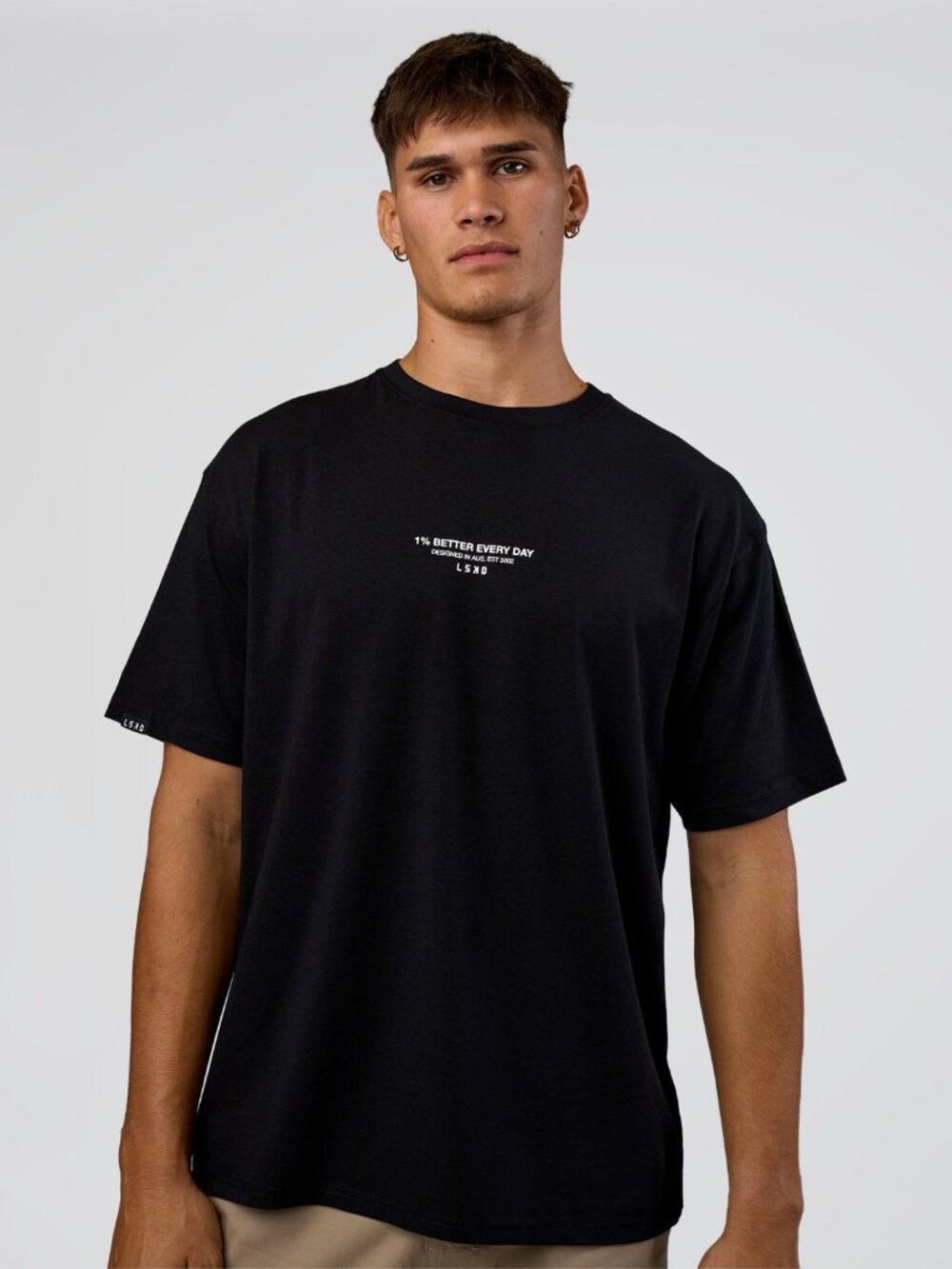 NWT LSKD 1% Better Every Day EST FLXCotton Oversized Tee - L